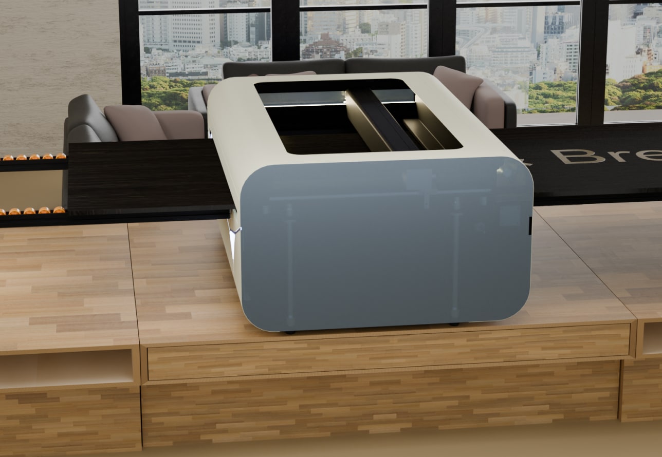 LX30 model with auto feeder on workbench